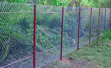 Забор из сетки рабицы №1 в вашем городе фото
